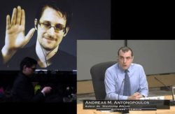 Edward Snowden and Andreas Antonopoulos